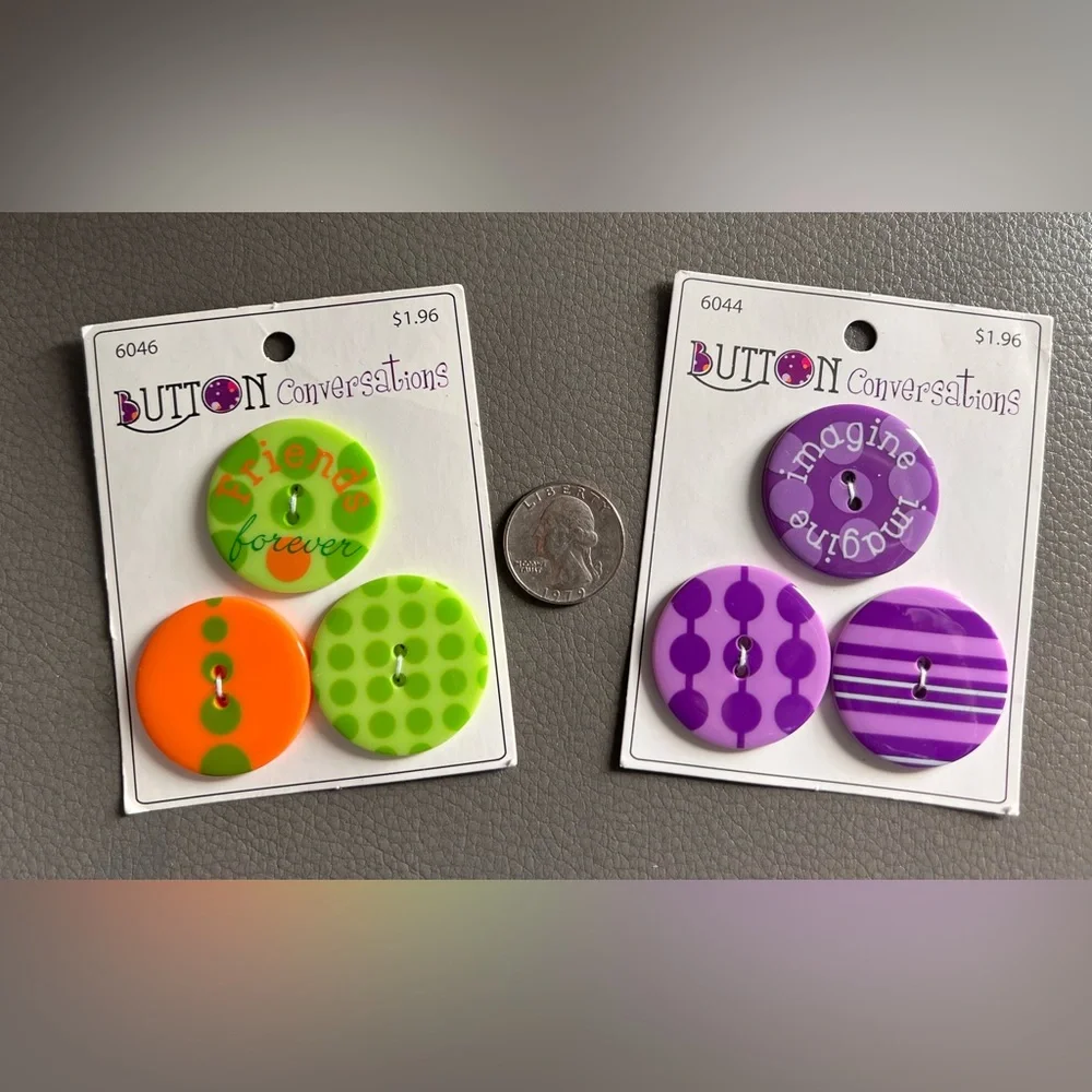 NWT Bundle BLUMENTHAL BUTTONS Flowers FAVORITE FINDINGS Conversations